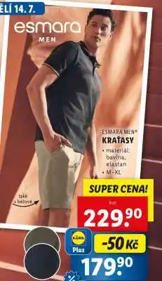 Lidl ESMARA MEN KRÁTASY nabídka
