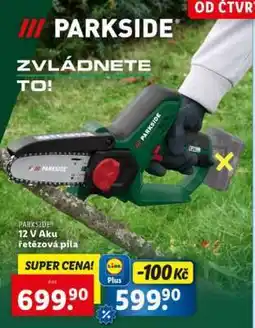 Lidl PARKSIDE 12 V Aku řetězová pila nabídka