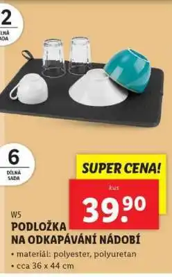 Lidl W5 PODLOŽKA NA ODKAPÁVÁNÍ NÁDOBÍ nabídka