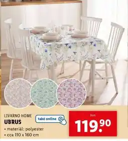 Lidl LIVARNO HOME UBRUS nabídka