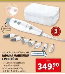 Lidl SILVERCREST Personal Care Sada na manikúru a pedikúru nabídka