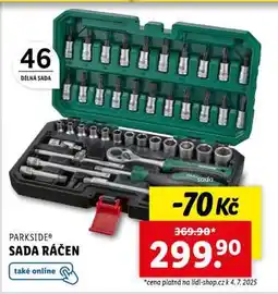 Lidl PARKSIDE SADA RÁČEN nabídka