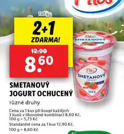 Lidl Pilos SMETANOVÝ JOGURT OCHUCENÝ nabídka