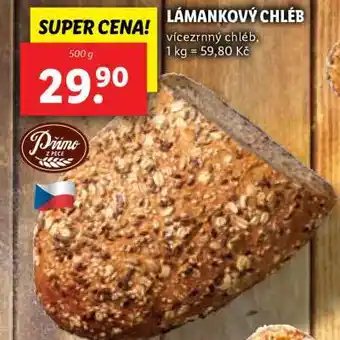 Lidl Lámankový chléb nabídka