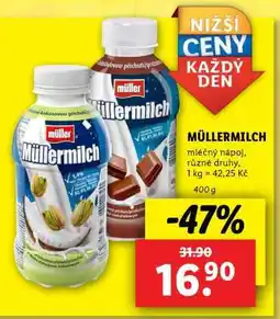 Lidl Müllermilch nabídka