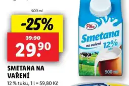 Lidl Smetana na vaření nabídka