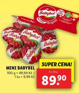Lidl Mini Babybel nabídka
