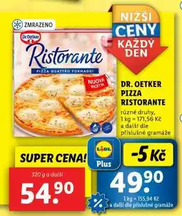 Lidl Dr. Oetker Pizza Ristorante nabídka