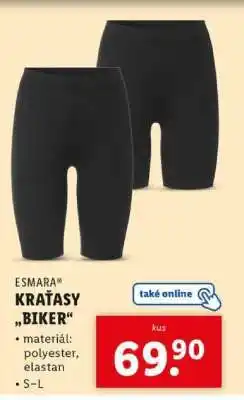 Lidl ESMARA KRAŤASY 'BIKER' nabídka