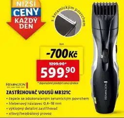 Lidl ZASTŘIHOVAČ VOUSŮ MB321C nabídka