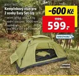 Lidl Kempinkový stan pro 2 osoby Easy Set-Up nabídka