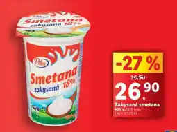 Lidl Zakysaná smetana nabídka