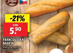 Lidl Francouzská bageta nabídka