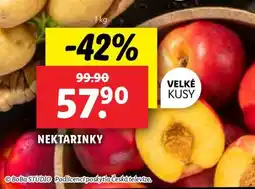Lidl Nektarinky nabídka