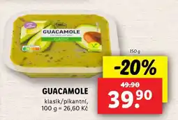 Lidl Guacamole nabídka