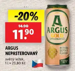 Lidl ARGUS NEPASTEROVANÝ nabídka