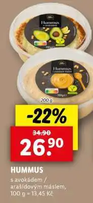 Lidl HUMMUS nabídka