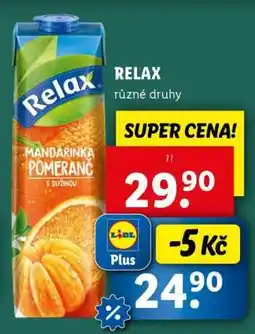 Lidl RELAX různé druhy nabídka