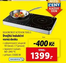 Lidl SILVERCREST KITCHEN TOOLS Dvojitá indukční varná deska nabídka