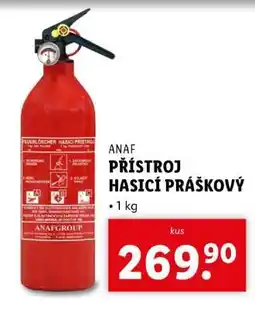 Lidl ANAF PŘÍSTROJ HASICÍ PRÁŠKOVÝ nabídka