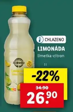 Lidl Limonáda limetka - citron nabídka
