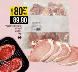 Jip Vepřová kotleta s kosti plátky 1kg nabídka