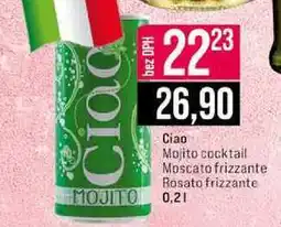 Jip Ciao Mojito cocktail Moscato frizzante Rosato frizzante 0,2l nabídka