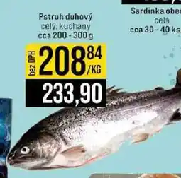 Jip Pstruh duhový celý, kuchaný cca 200-300 g nabídka