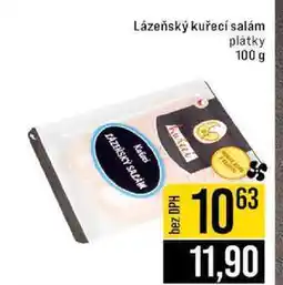 Jip Lázeňský kuřecí salám plátky 100 g nabídka