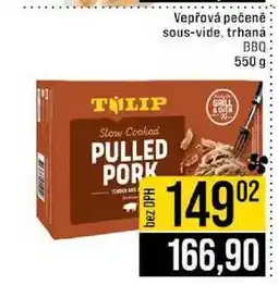 Jip Vepřová pečeně sous-vide, trhaná BBQ 550 g nabídka