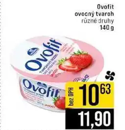 Jip Ovofit ovocný tvaroh různé druhy 140 g nabídka