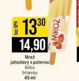 Jip Mrož jahodový s polevou bílou tmavou 45 ml nabídka