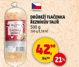 Penny Market DRŮBEŽÍ TLAČENKA ŘEZNÍKŮV TALÍŘ, 500 g nabídka