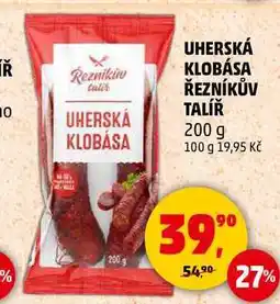Penny Market UHERSKÁ KLOBÁSA ŘEZNÍKŮV TALÍŘ, 200 g nabídka
