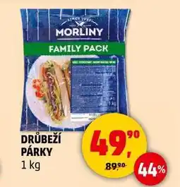 Penny Market DRŮBEŽÍ PÁRKY, 1 kg nabídka