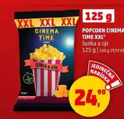 Penny Market POPCORN CINEMA TIME XXL šunka a sýr, 125 g nabídka