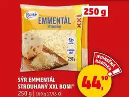 Penny Market SÝR EMMENTÁL STROUHANÝ XXL BONI, 250 g nabídka