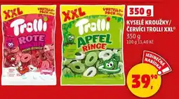 Penny Market KYSELÉ KROUŽKY/ ČERVÍCI TROLLI XXL, 350 g nabídka