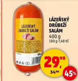 Penny Market LÁZEŇSKÝ DRŮBEŽÍ SALÁM, 400 g nabídka