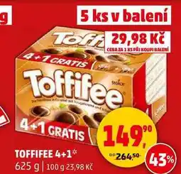 Penny Market TOFFIFEE 4+1, 625 g nabídka