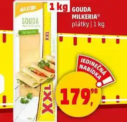 Penny Market GOUDA MILKERIA plátky, 1 kg nabídka