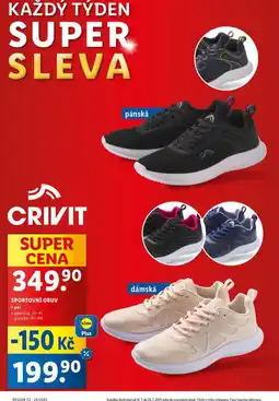 Lidl Sportovní obuv nabídka