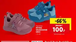 Lidl Dětská volnočasová obuv nabídka