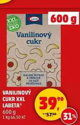 Penny Market VANILINOVÝ CUKR XXL LABETA, 600 g nabídka