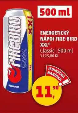 Penny Market ENERGETICKÝ NÁPOJ FIRE-BIRD XXL Classic, 500 ml nabídka
