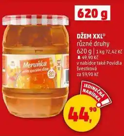 Penny Market DŽEM XXL různé druhy, 620 g nabídka