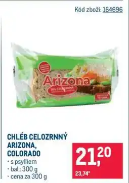 Makro CHLÉB CELOZRNNÝ ARIZONA, COLORADO nabídka