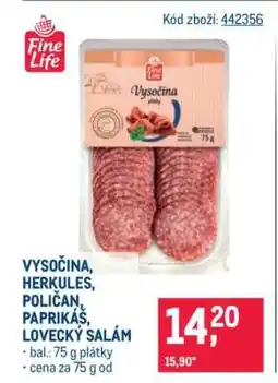 Makro VYSOČINA, HERKULES, POLIČAN, PAPRIKÁŠ, LOVECKÝ SALÁM nabídka