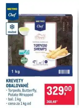 Makro Krevety obalované nabídka