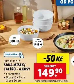 Lidl Sada misek / talířů nabídka